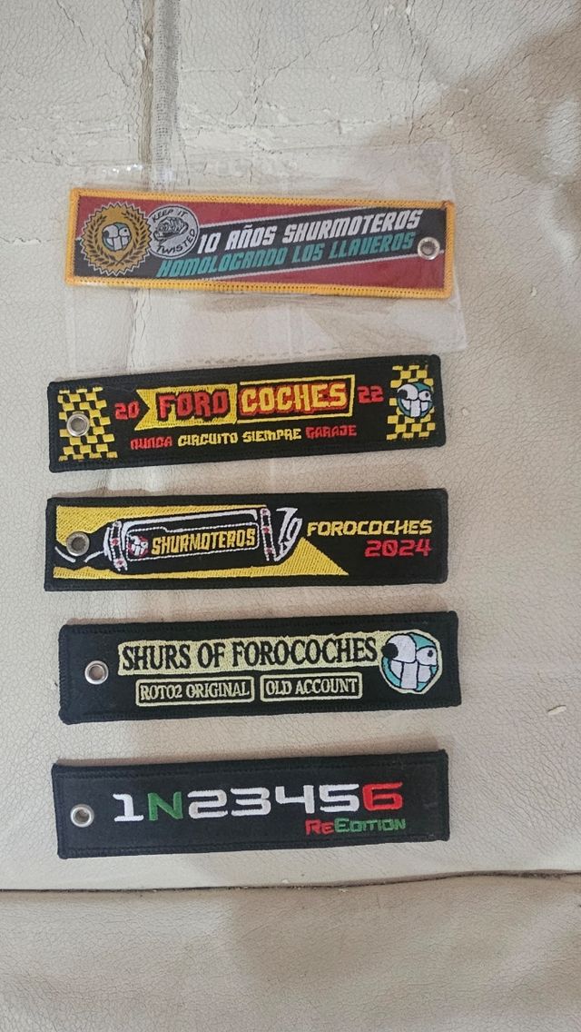 Llaveros Forocoches Shurmoteros.
30€ la unidad