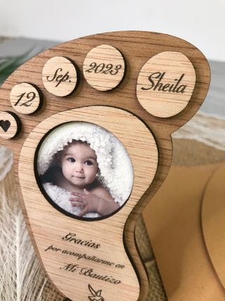 Detalle de Bautizo Personalizado - Huella de Bebé
