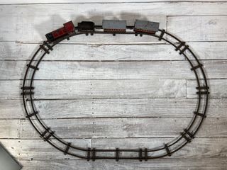 Tren de juguete de hojalata alemán vintage 1930
