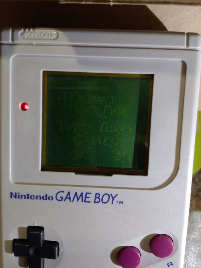Juego  El Jorobado de Notre Dame Game boy