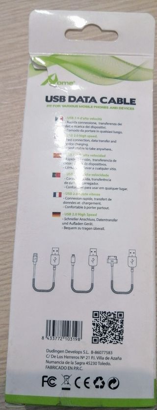 Cavo USB Aome iPhone iPod - 1.5m
