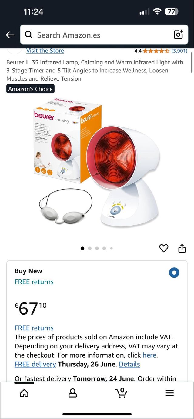 Lámpara infrarroja Beurer IL 35