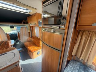 Autocaravana Hymer perfilada