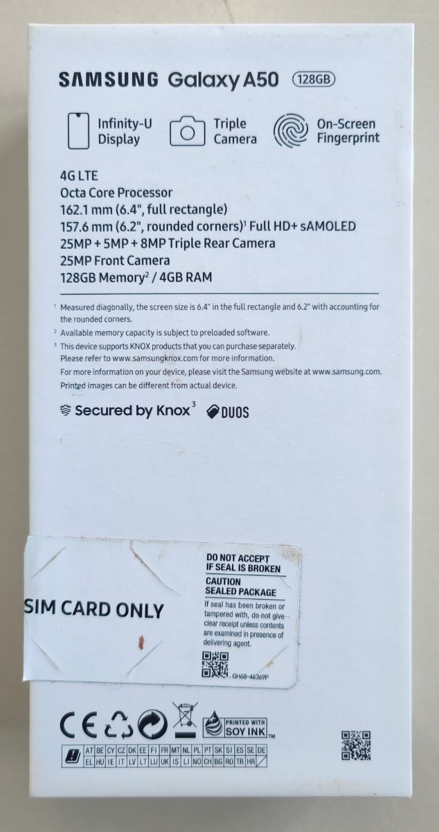 Samsung Galaxy A50 Negro