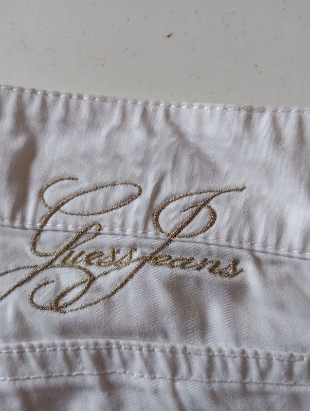 Pantaloni Guess bianchi donna