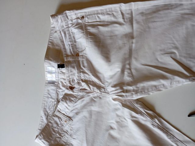 Pantaloni Guess bianchi donna