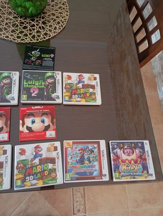 11 cajas de Juegos Nintendo 3DS 