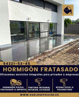 HORMIGÓN FRATASADO | PULIDO | IMPRESO PAVIMENTOS