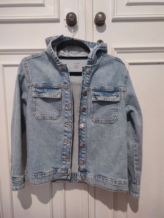 Casaco Jeans c/ Capuz Infantil