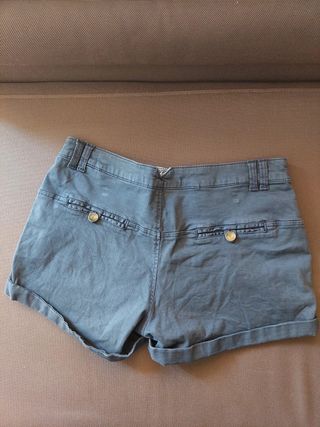 Shorts MANGO azul -talla 38