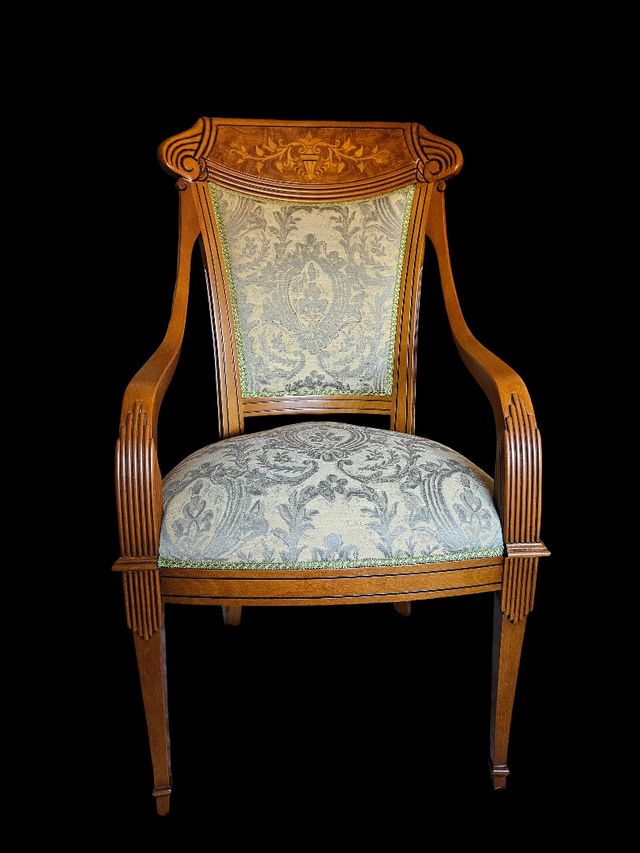 Silla Comedor Madera Estilo Luis XV
