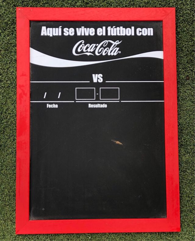 Pizarra Coca-Cola Fútbol