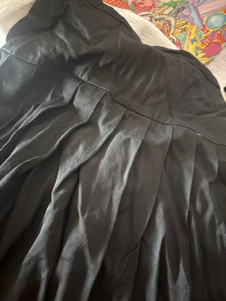 Falda plisada negra Pilivigo 2 unifades