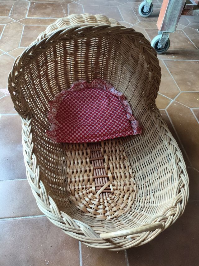 Cuna mimbre bebé