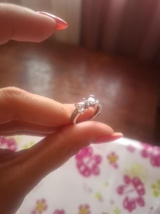 Anillo lazo plata tipo Pandora