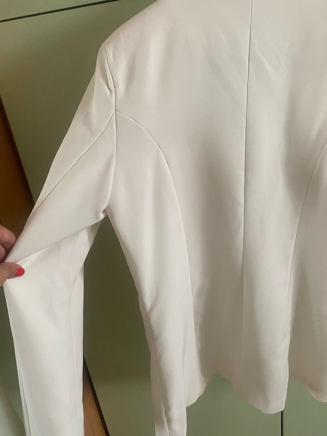 Blazer bianco Made in Italy Tg M
