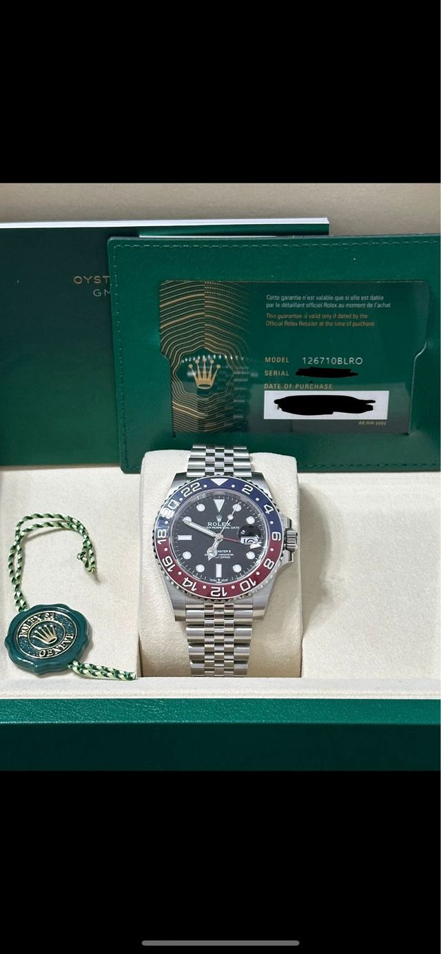 Rolex GMT Master II Pepsi