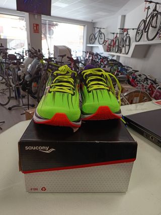 Saucony Ride 14 - Zapatillas running verdes