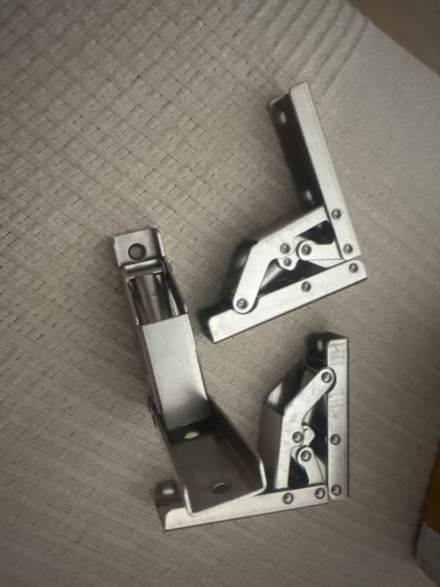 3 Bisagras plegables metal