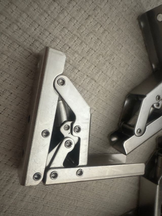 3 Bisagras plegables metal