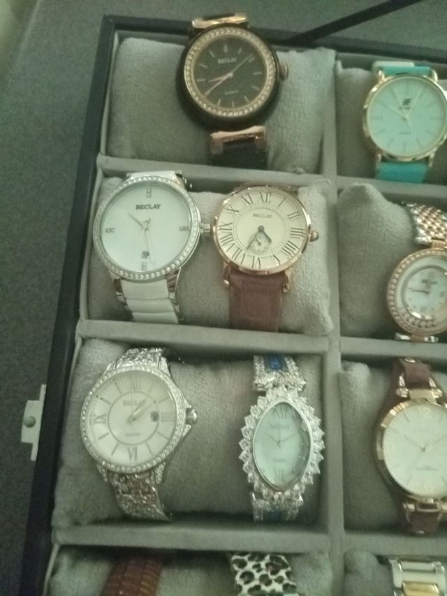 18 Relojes Beclay mujer dorados y plateados