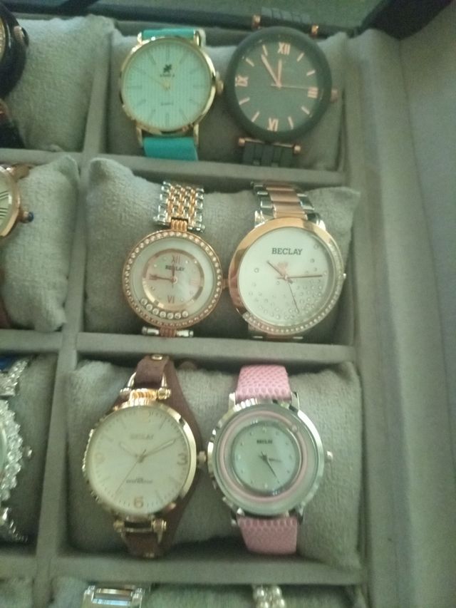 18 Relojes Beclay mujer dorados y plateados