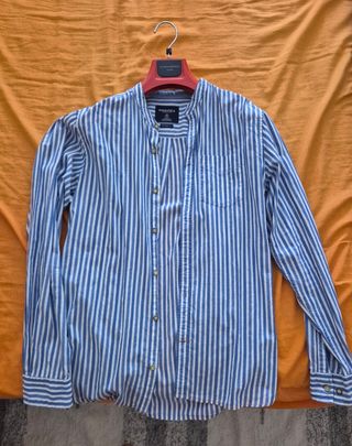 Camisa azul rayas Springfield