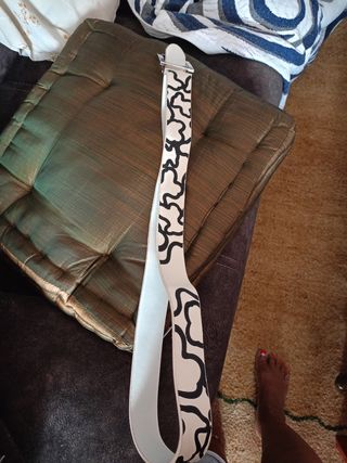 Cinturón Tous blanco y negro