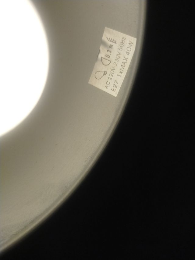 Lámpara flexo vintage gris