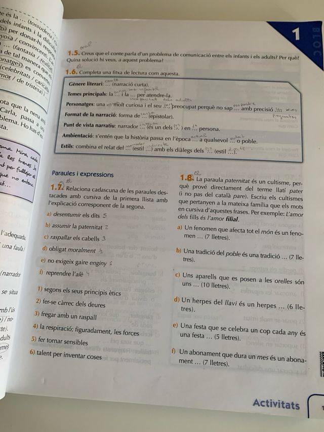 Llengua catalana 1r ESO. Llibre de l'alumne: Ad...