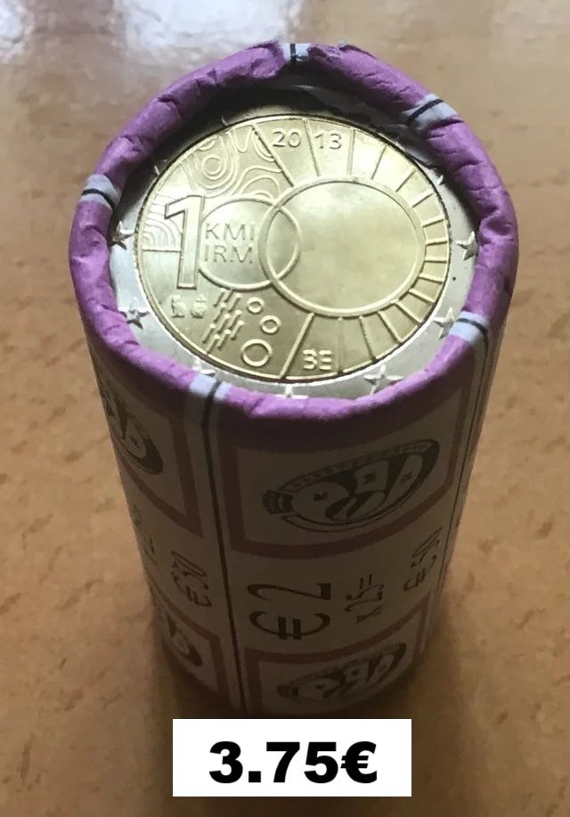 2 euros conmemorativos sin circular de Bélgica