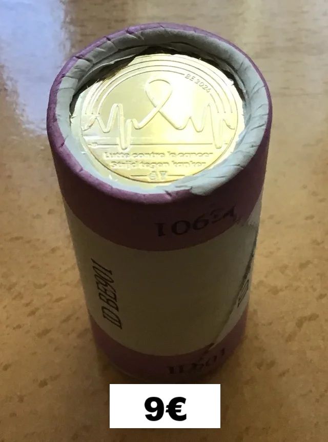 2 euros conmemorativos sin circular de Bélgica