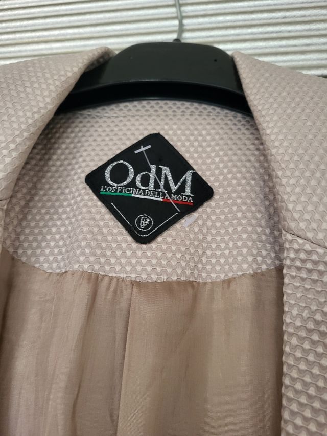 Giacca OdM beige lunga donna