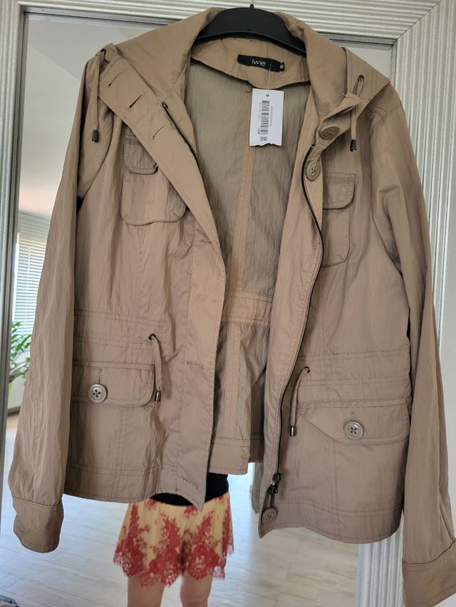 Giacca lwie beige tg.XL