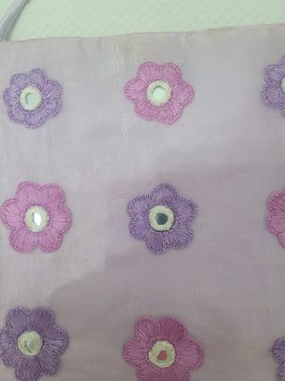 Bolso Lila Fiesta - Flores