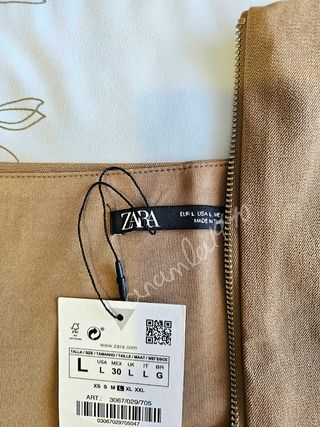 Top halter bolsillos tostado zara