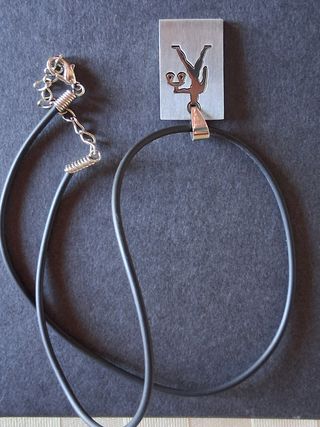 Collana Bilancia in acciaio inox