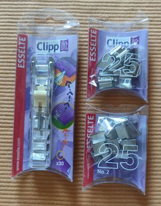 Clip Esselte + 2x25 clips