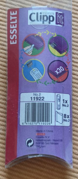 Clip Esselte + 2x25 clips