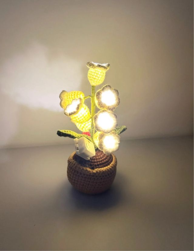 Campanelle uncinetto luminose