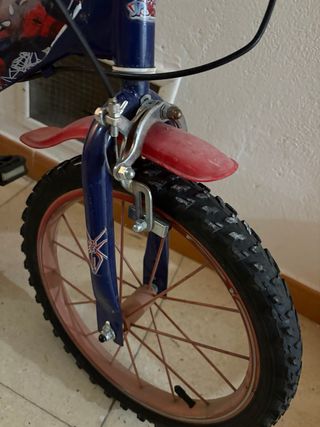 Bicicleta niño 16" roja-azul