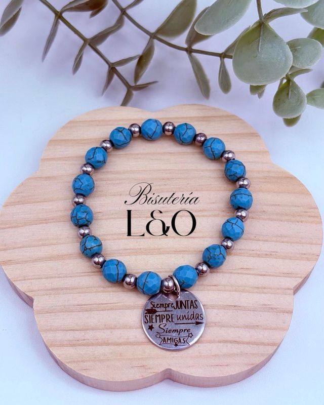 Pulsera turquesa - Amigas