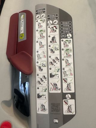 Silla coche Grupo 2 Universal Isofix