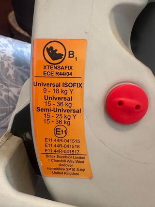 Silla coche Grupo 2 Universal Isofix