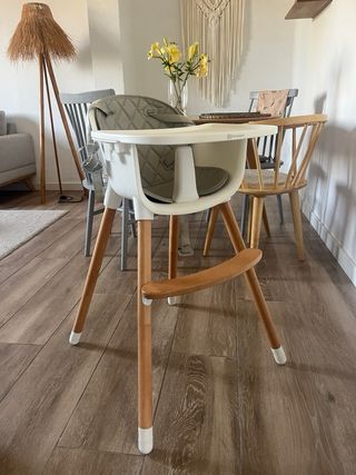Trona Kinderkraft - Madera y blanco