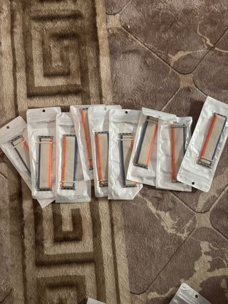 Correas Apple Watch series 10 - Beige/Naranja