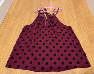 Blusa Mango lunares