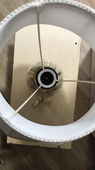 Lámpara mesa cristal