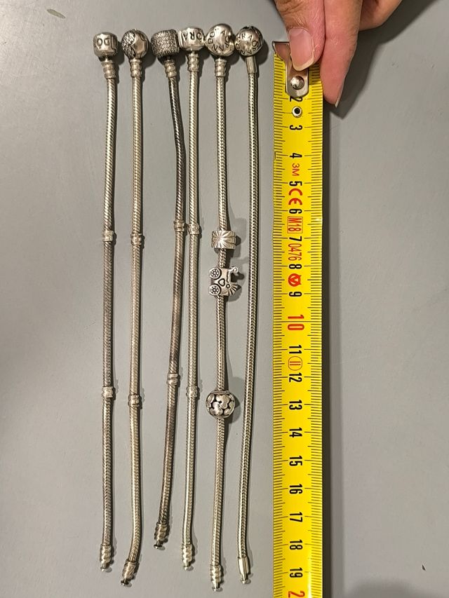 Pulseras Pandora (2) - oro, plata