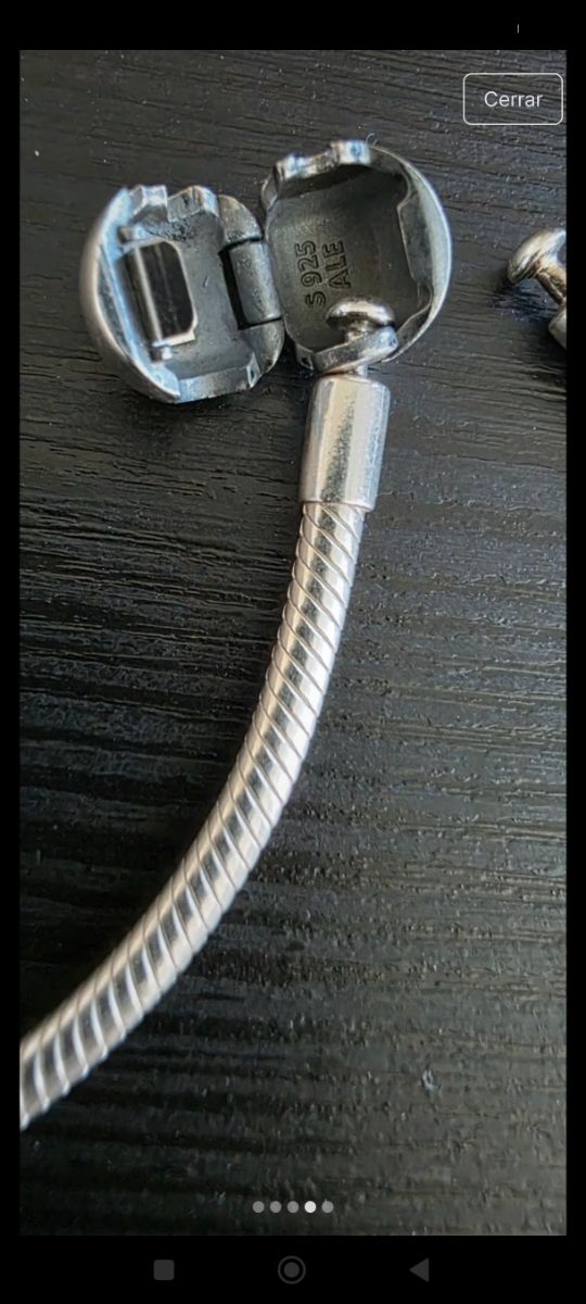 Pulseras Pandora (2) - oro, plata